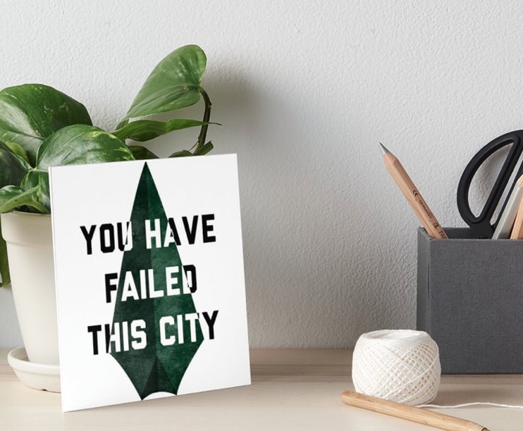 "You Have Failed This City" Art Board