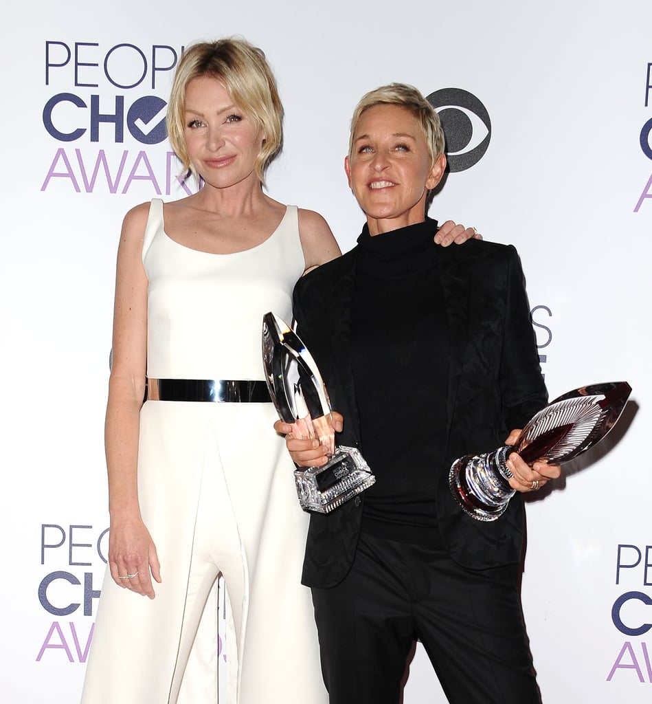 Ellen DeGeneres Portia de Rossi People's Choice Awards 2016