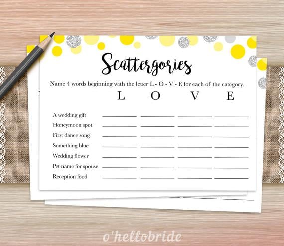 Printable Bridal Shower Games Popsugar Love And Sex