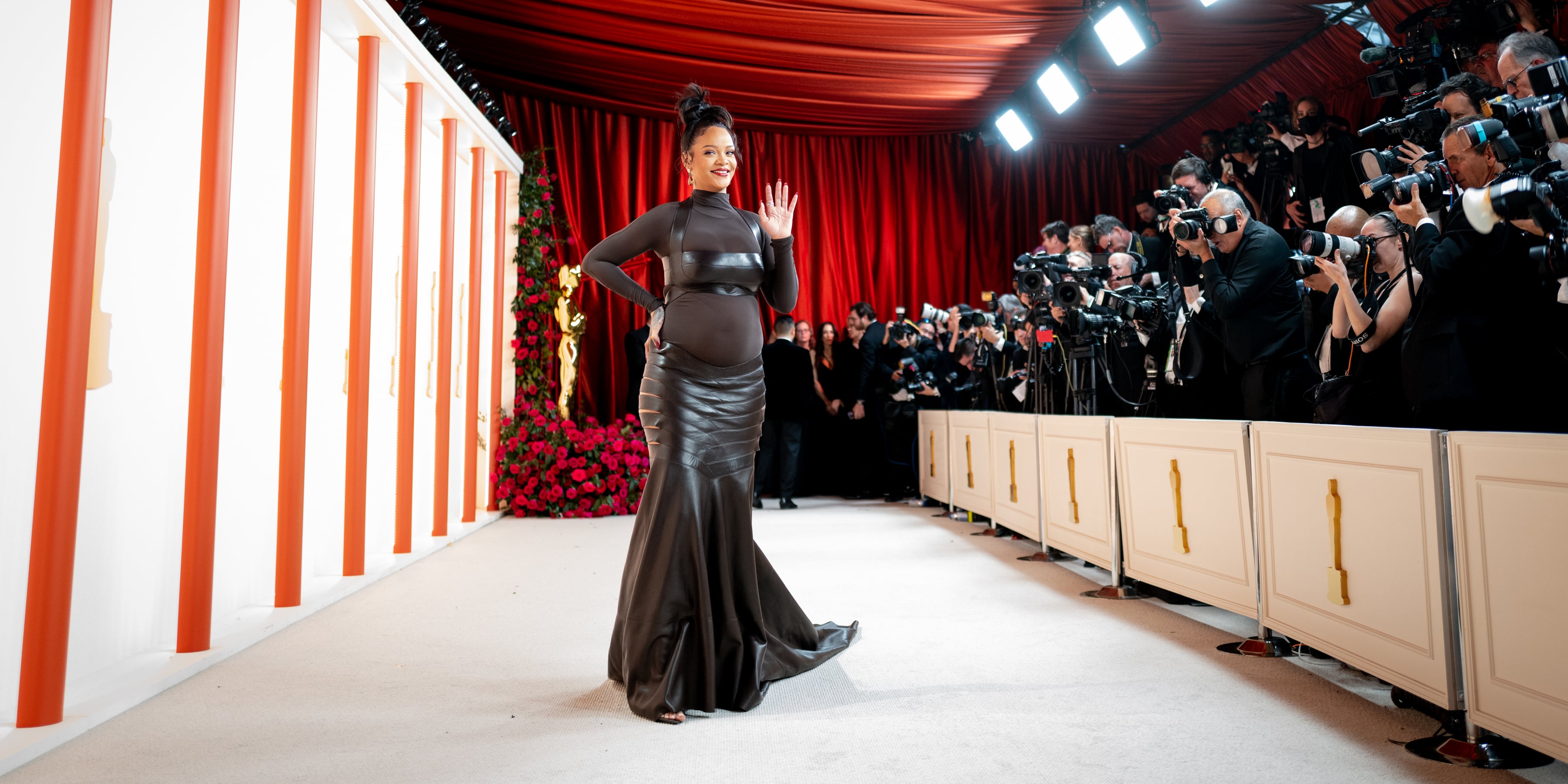 The 2023 Oscars Champagne Carpet Sparks Conversation POPSUGAR Celebrity