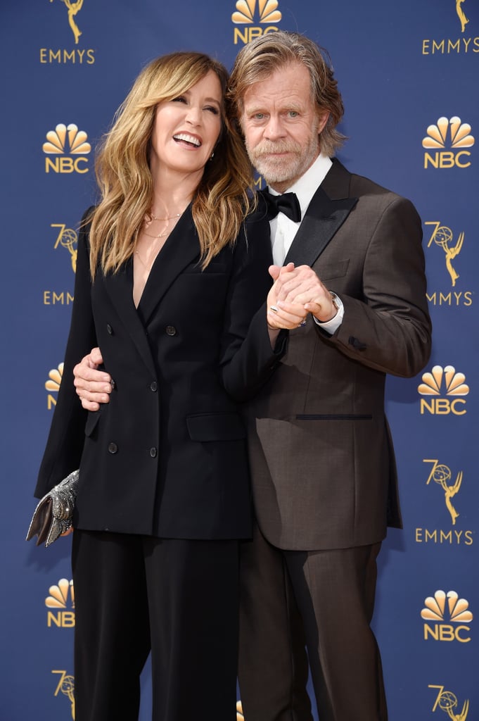 William H. Macy and Felicity Huffman at the 2018 Emmys
