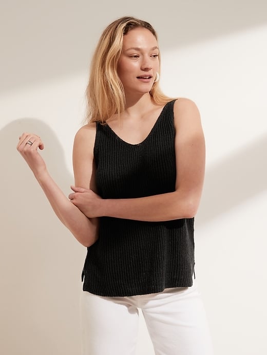 Banana Republic Italian Linen Sweater Tank