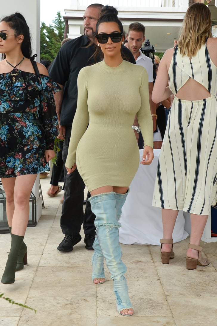 kim k over the knee boots