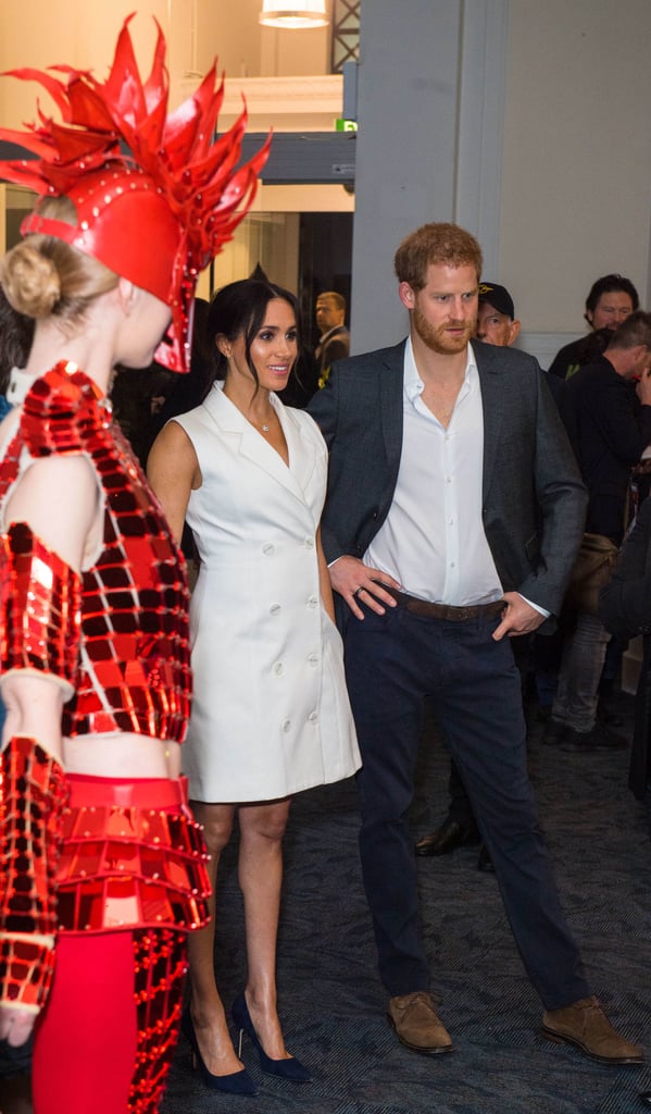 Meghan Markle's Maggie Marilyn Tuxedo Dress October 2018