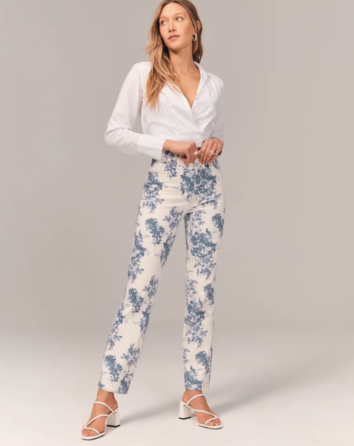 Abercrombie floral sales jeans