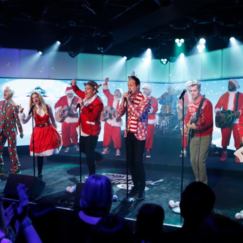 Band of Merrymakers Performs "Snow Snow Snow"