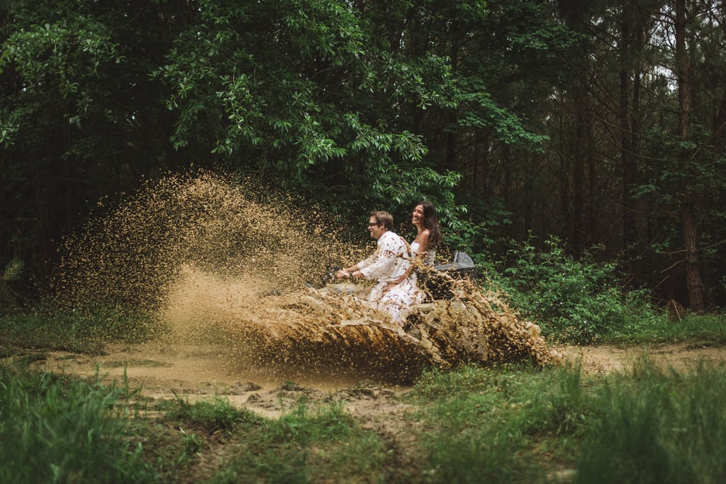 Muddy Trash-the-Dress Shoot