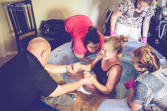 Photographs of a Home Water Birth