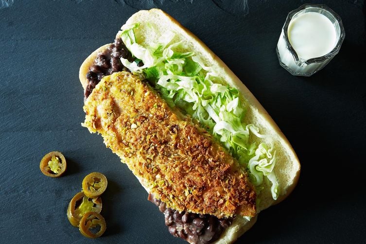 Pistachio Crusted Chicken Tortas by foxeslovelemons