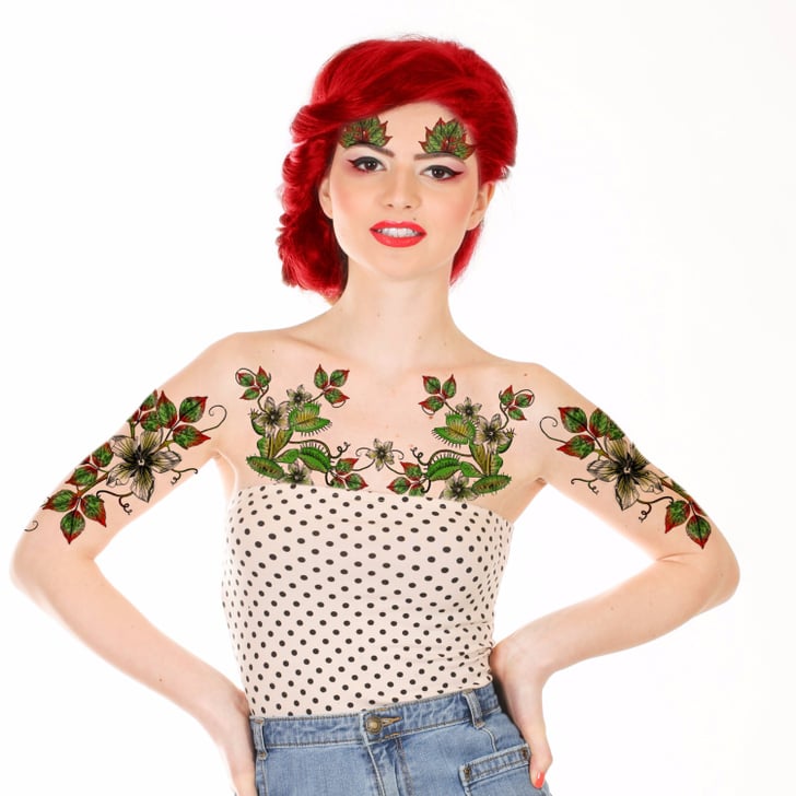 Temporary Halloween Face Tattoo Popsugar Beauty