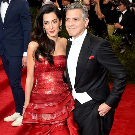 George and Amal Clooney at the Met Gala 2015