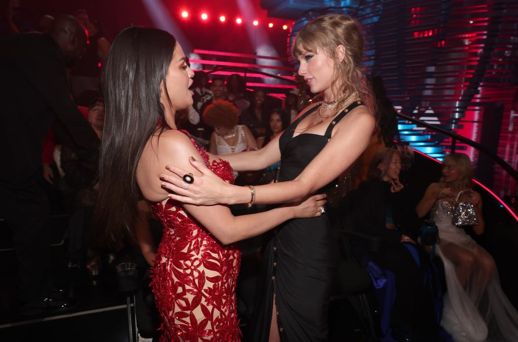 Taylor Swift and Selena Gomez at the VMAs 2023