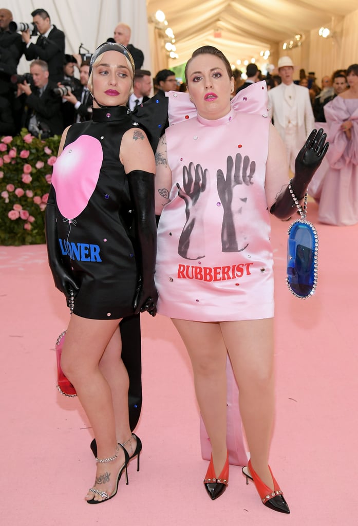 Jemima Kirke and Lena Dunham at the 2019 Met Gala Jemima Kirke and Lena Dunham at the 2019 Met Gala