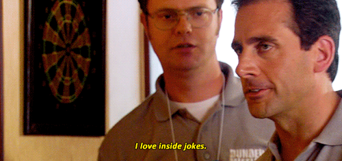 You guys have so many inside jokes together based on your trip.