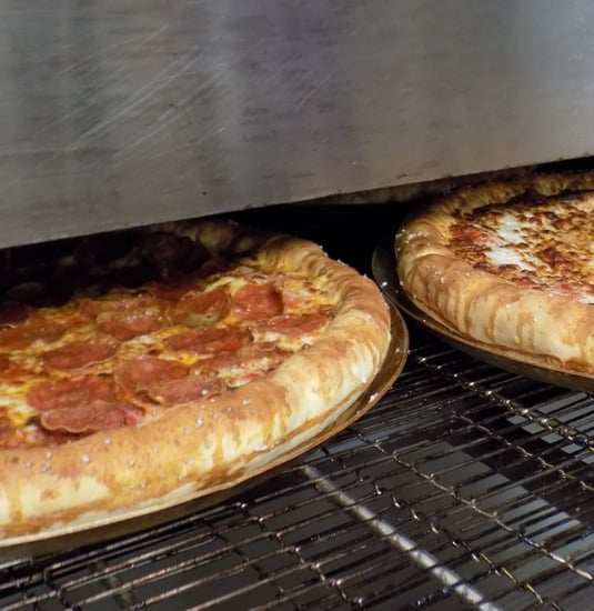 Pizza Hut's Pretzel Crust With Bacon Macaroni and Cheese