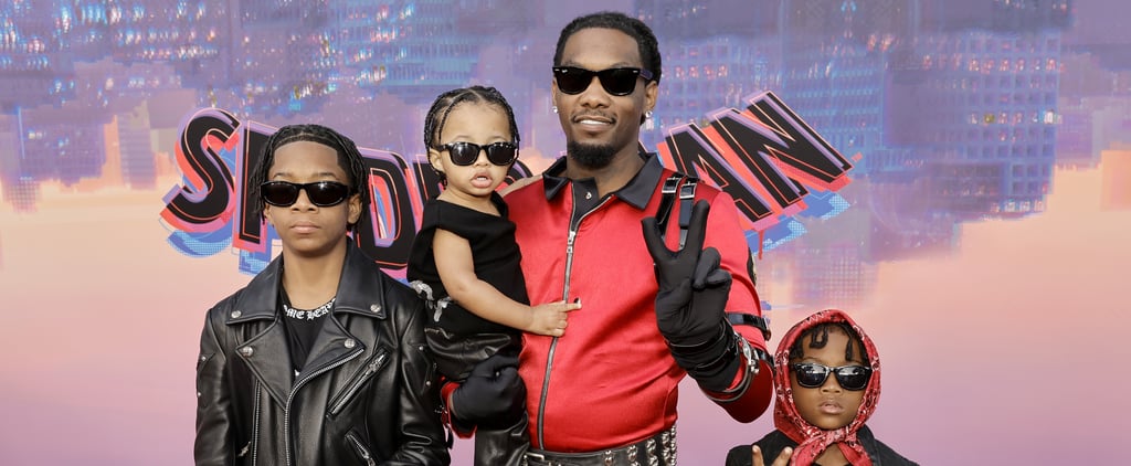 Offset and Sons Wave, Kody, Jordan at Spider-Man Premiere