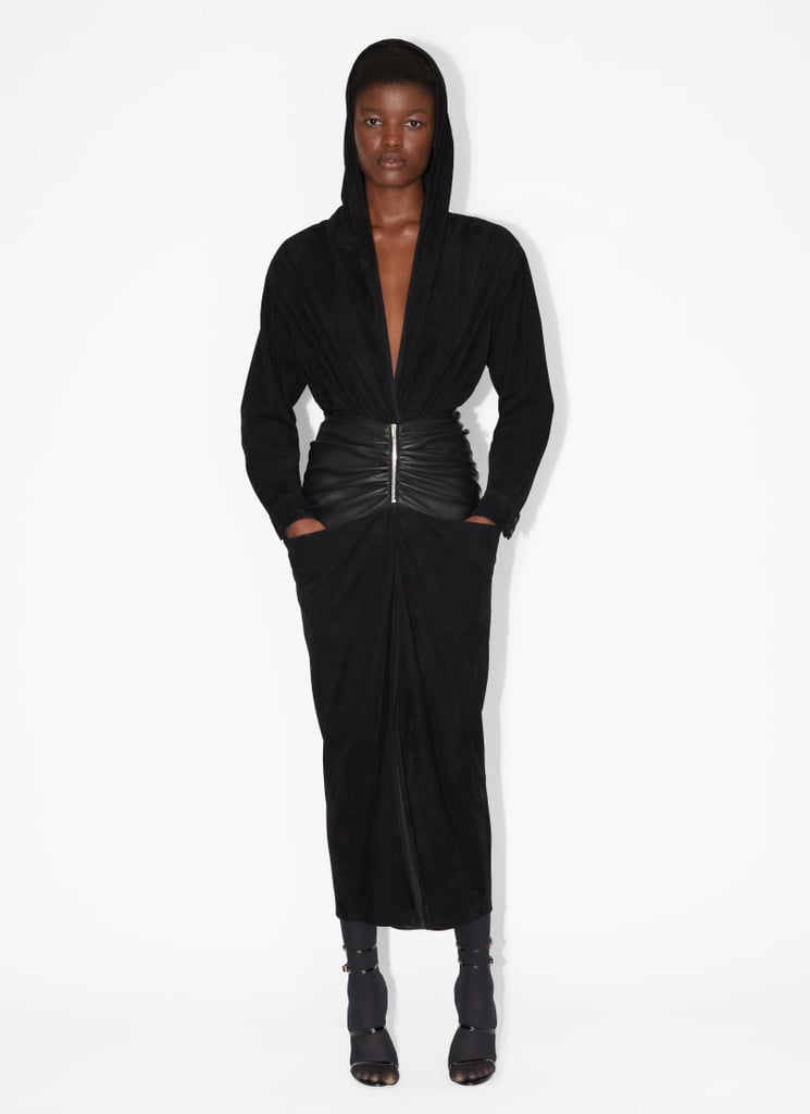 Alaïa Draped Leather Skirt