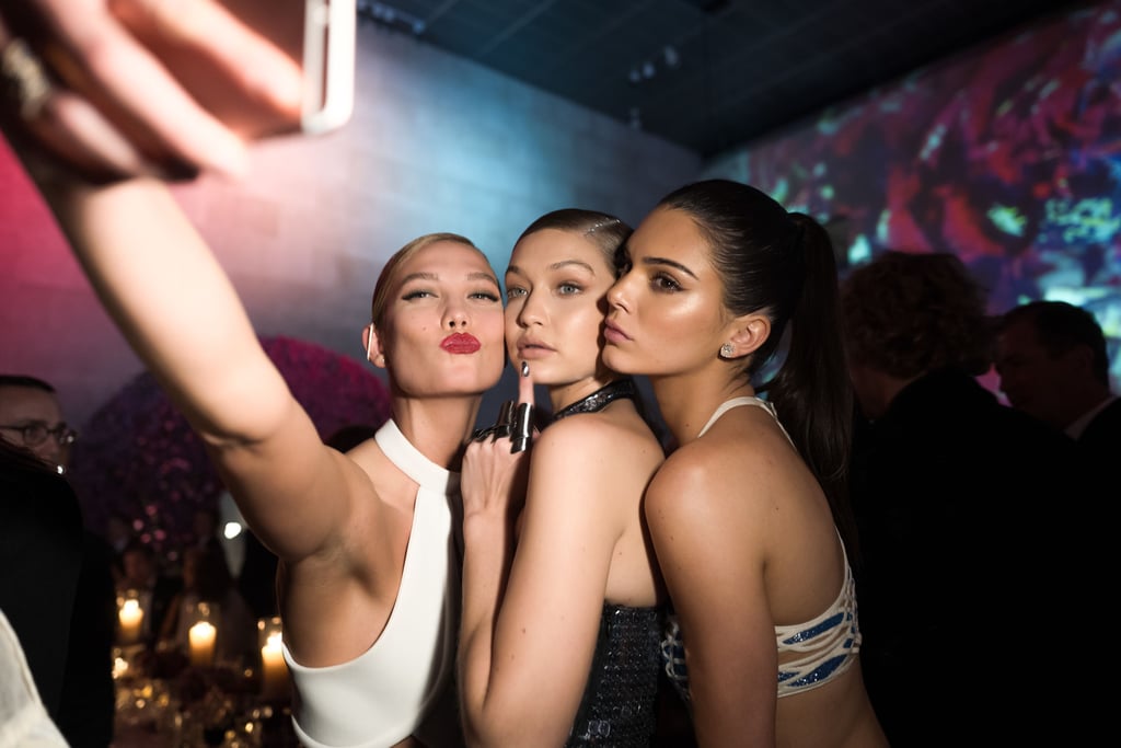 Pictured: Karlie Kloss, Kendall Jenner, and Gigi Hadid