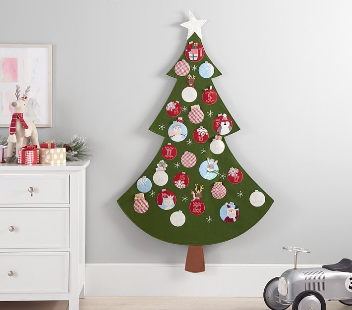 Tree Shaped Christmas Advent Calendar
