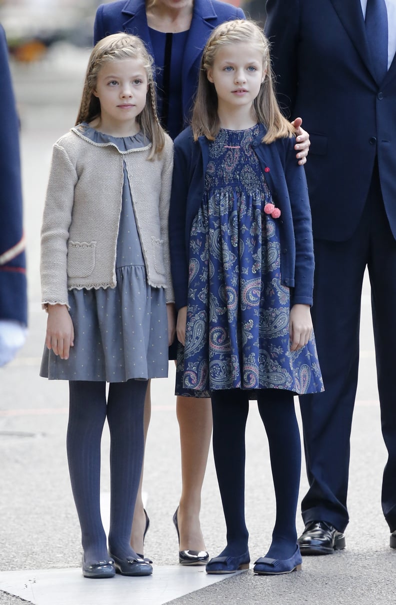 Princess Leonor and Infanta Sofía in 2015