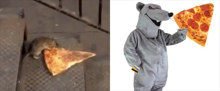 Pizza Rat in NYC Subway