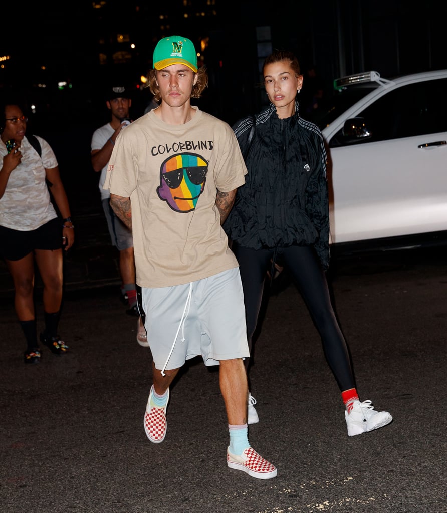 Justin Bieber Hailey Baldwin Matching Shoes and Socks 2018