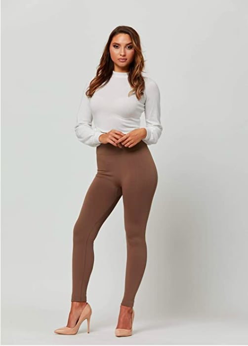 Conceited Store High-Waisted Fleece-Lined Leggings