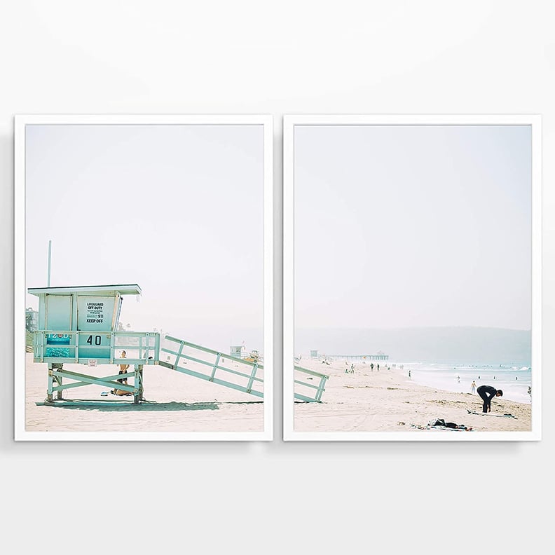 Lifeguard Stand and Surfer Photography Prints