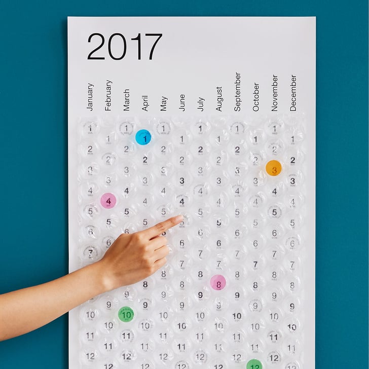Bubble Wrap Calendar 93 Cool Products That Take the Guessing