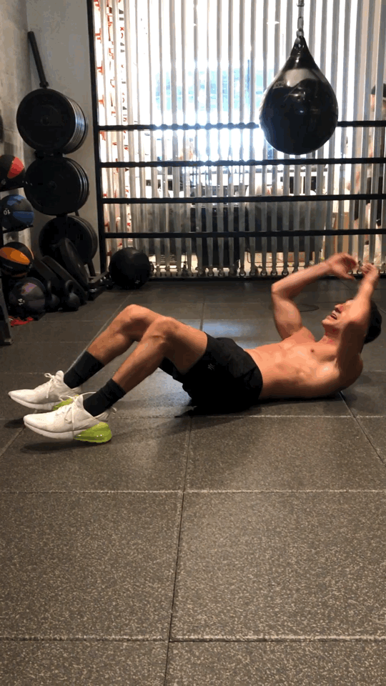 Boxing sit ups store