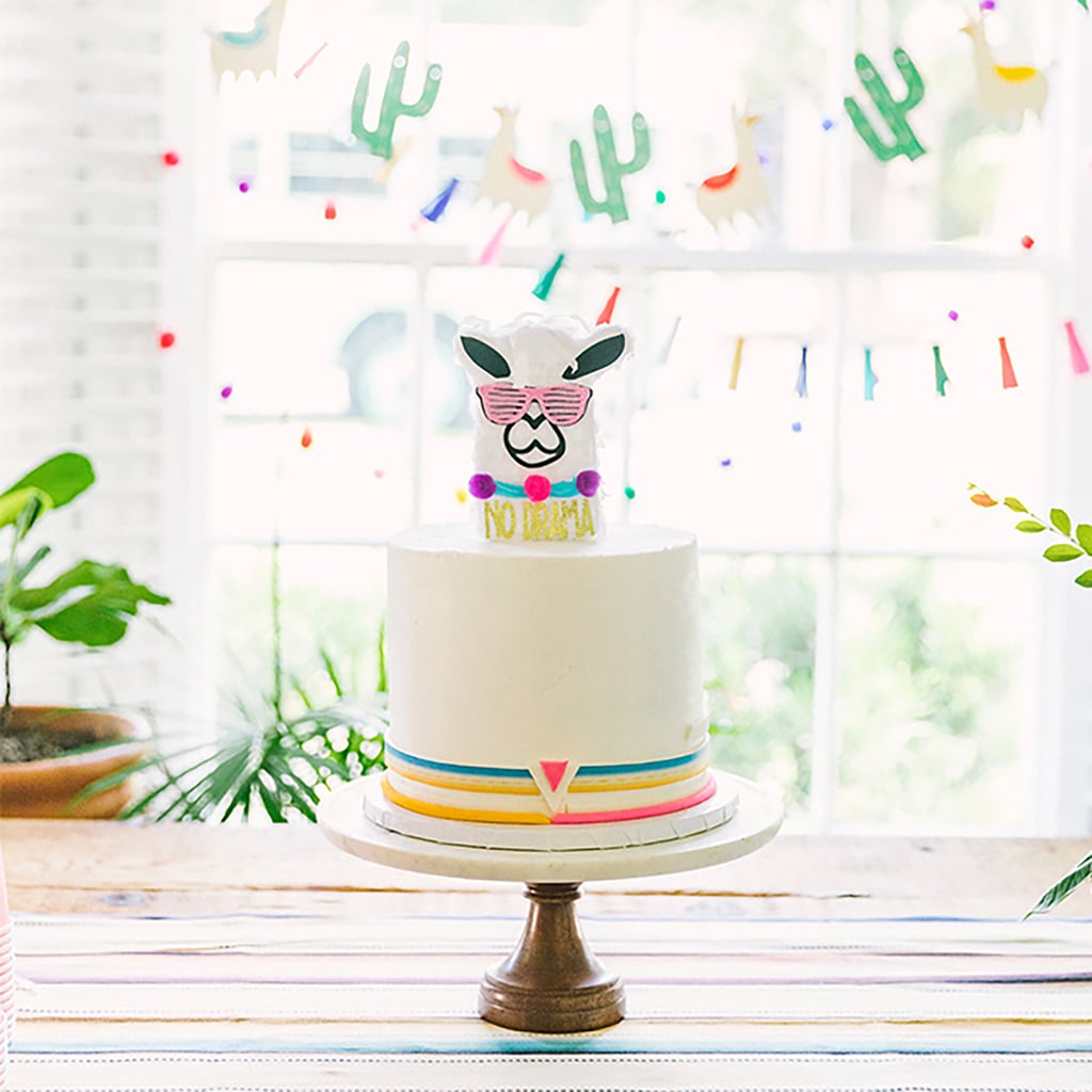 llama themed baby shower invitations