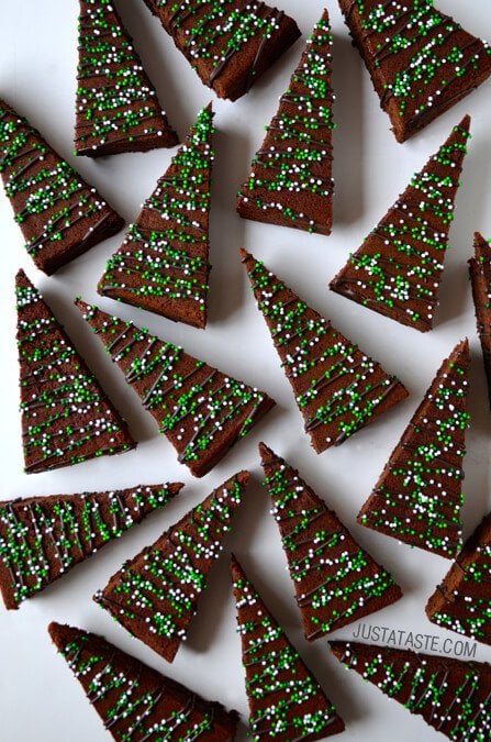 Christmas Tree Brownies