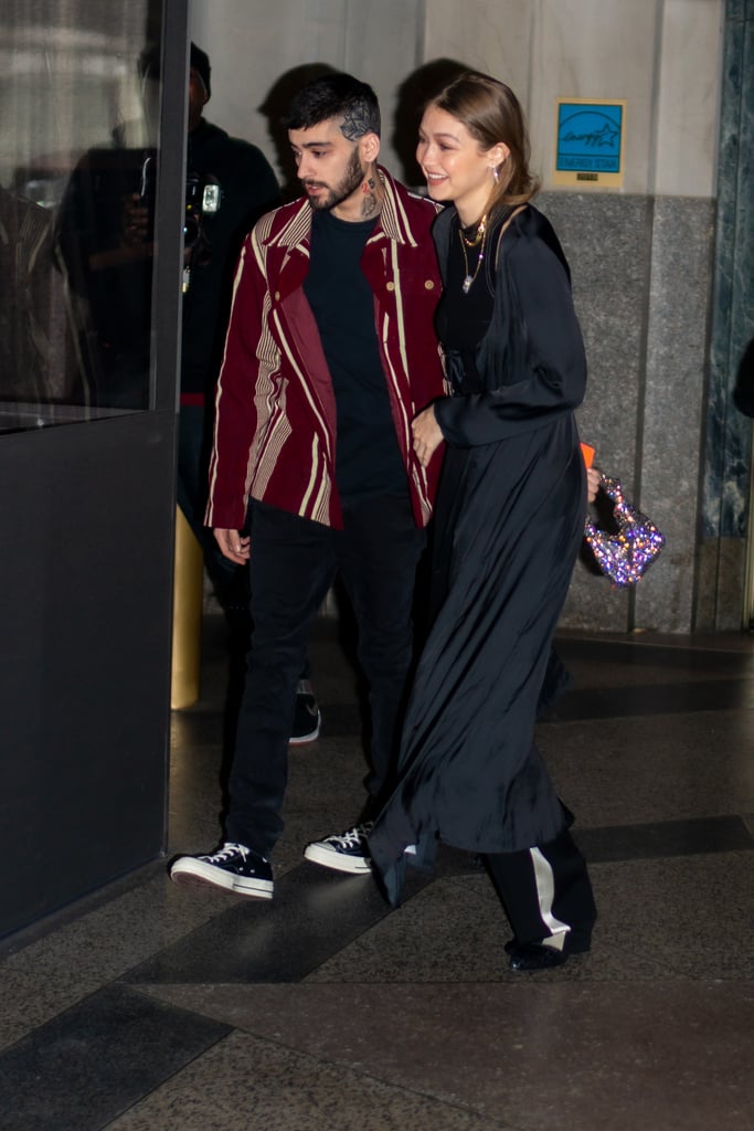 Gigi Hadid's Silver Mini Bag With Zayn on His 27th Birthday