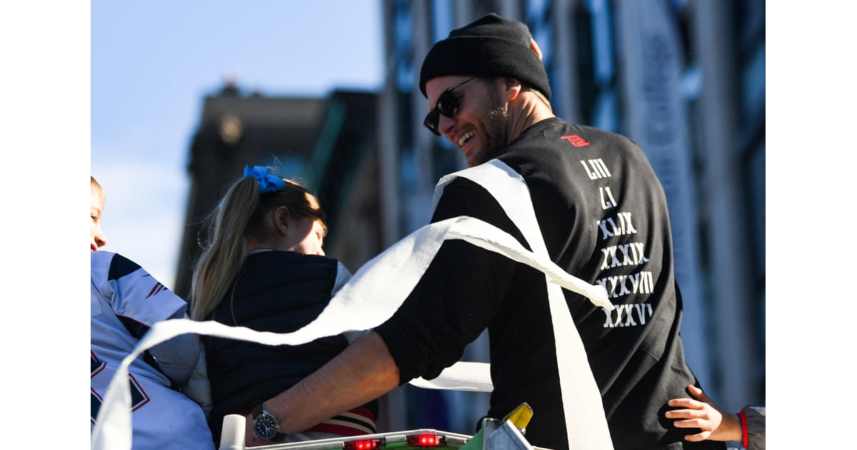 Tom Brady and His Family at 2019 Super Bowl Parade | POPSUGAR Celebrity Photo 30