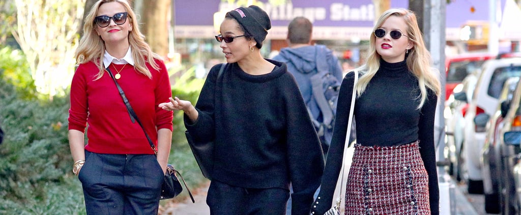 Reese Witherspoon Grabs Lunch With Her Ava and Big Little Lies Costar Zoë Kravitz