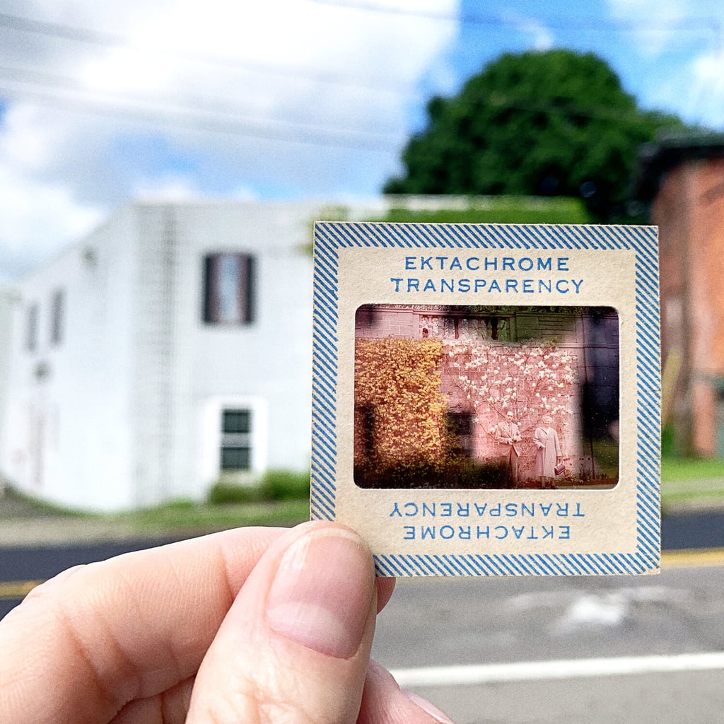 Photographer Uses Dad's Slides in a Photo Tribute to Parents