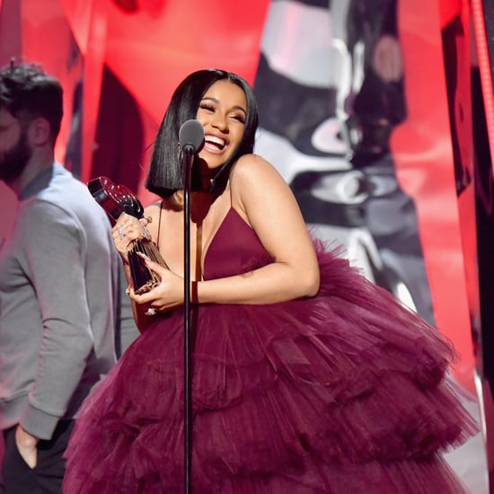 Cardi B's Red Dress at iHeartRadio Music Awards 2018