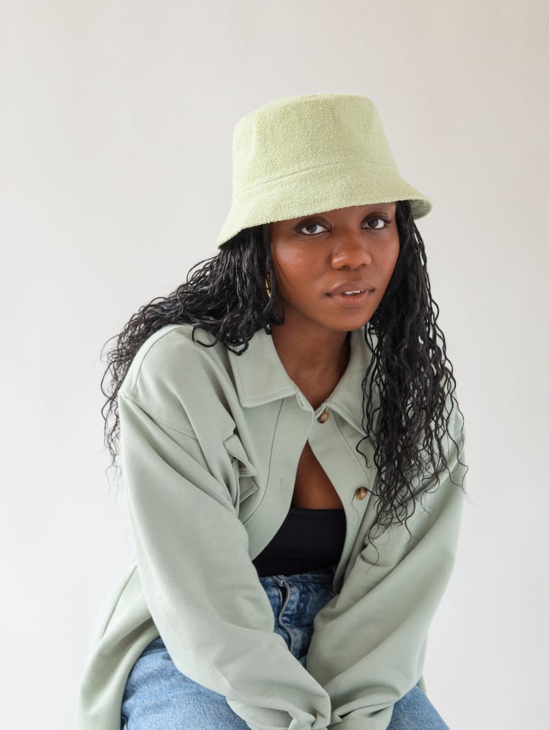 Shop Bucket Hats: Sabaa Goods Dreux Terry Cloth Bucket Hat