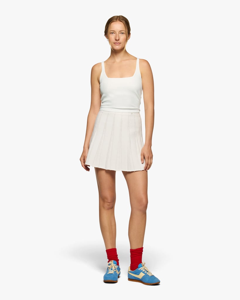 Spence Sport Knit Pleated Skirt