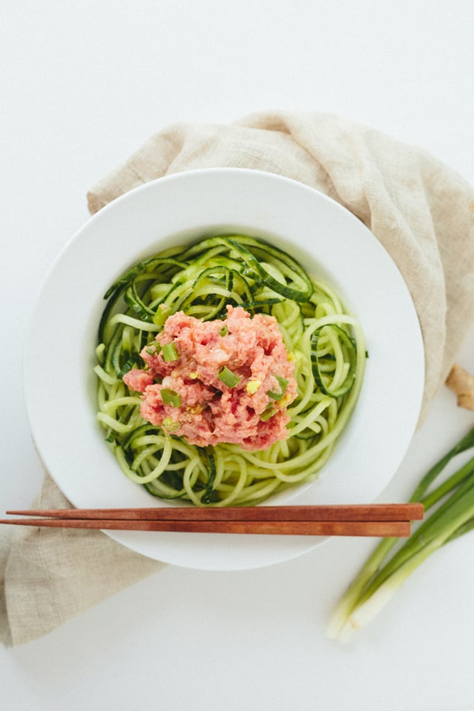 Spicy Tuna Salad With Cucumber Noodles
