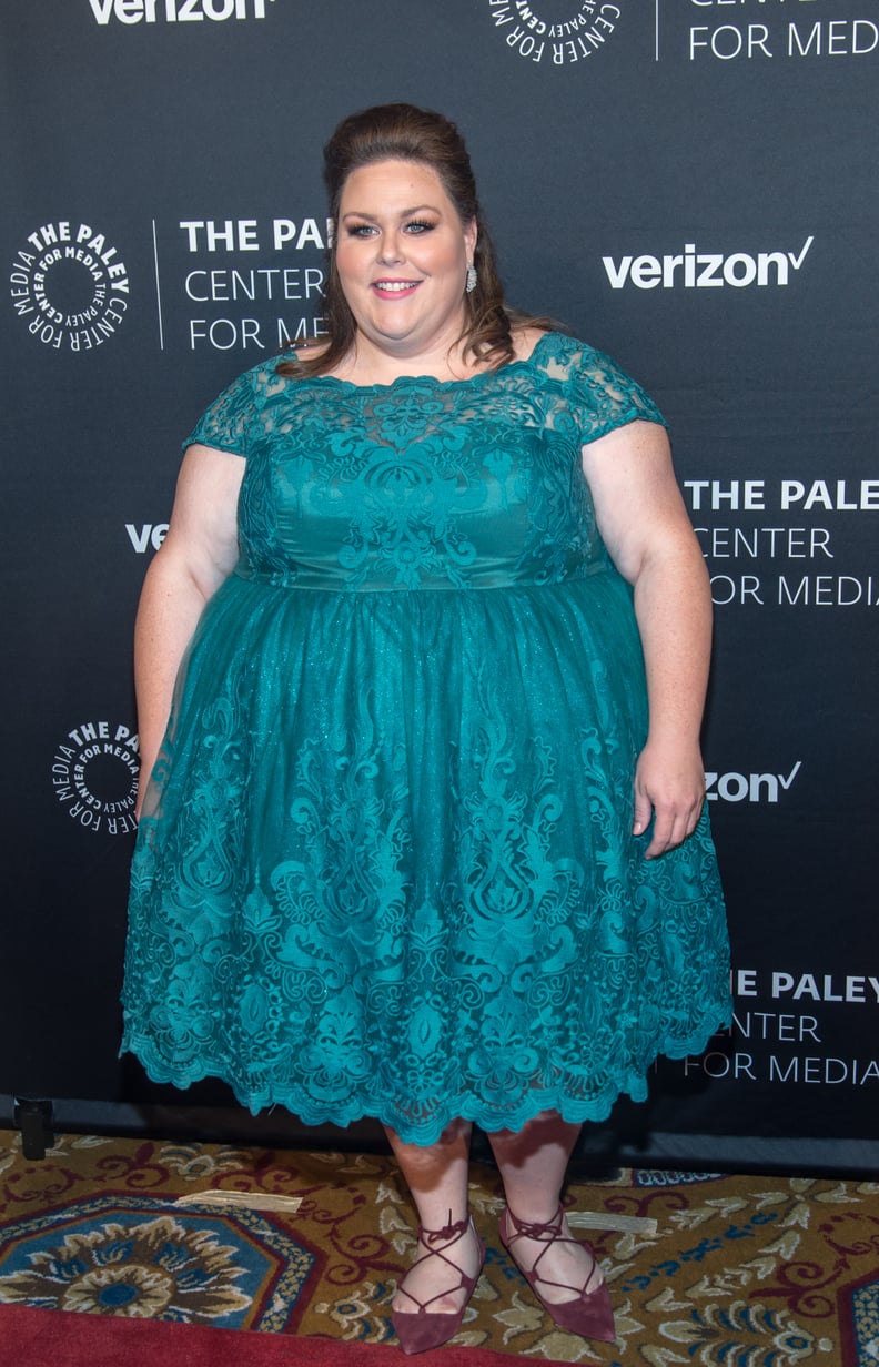 Wearing a Green Lace Dress