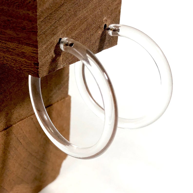 Amazon Clear Lucite Hoops