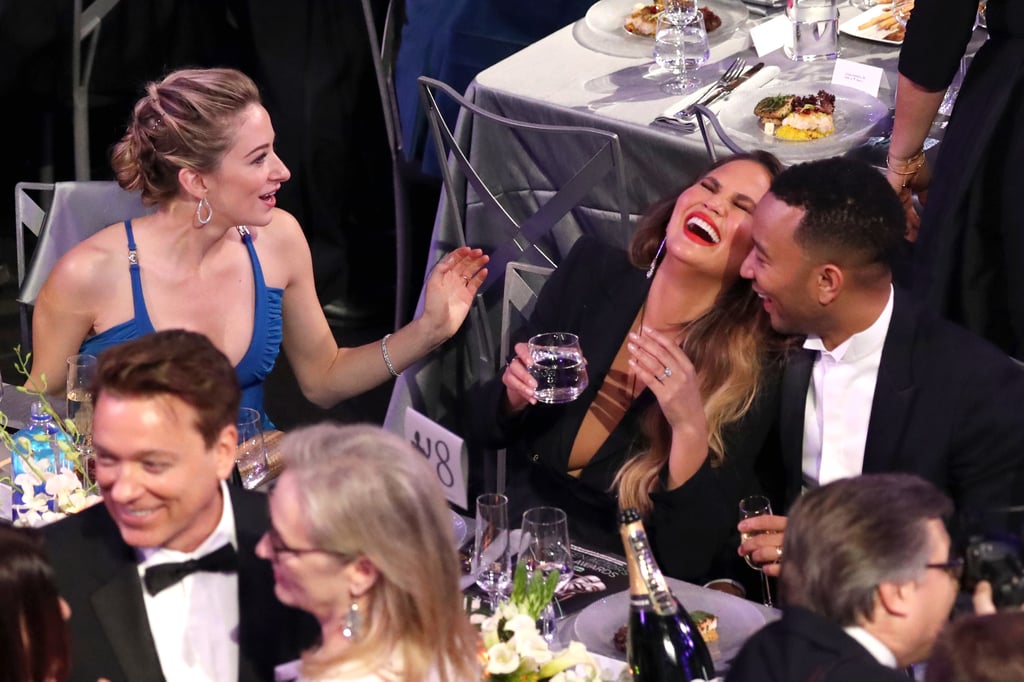 Chrissy Teigen and John Legend at the 2017 SAG Awards