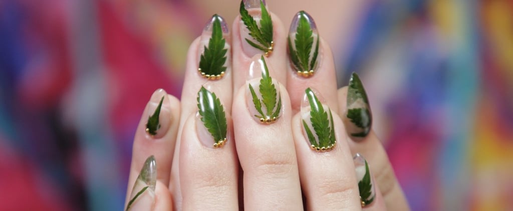 Marijuana Weed Manicure