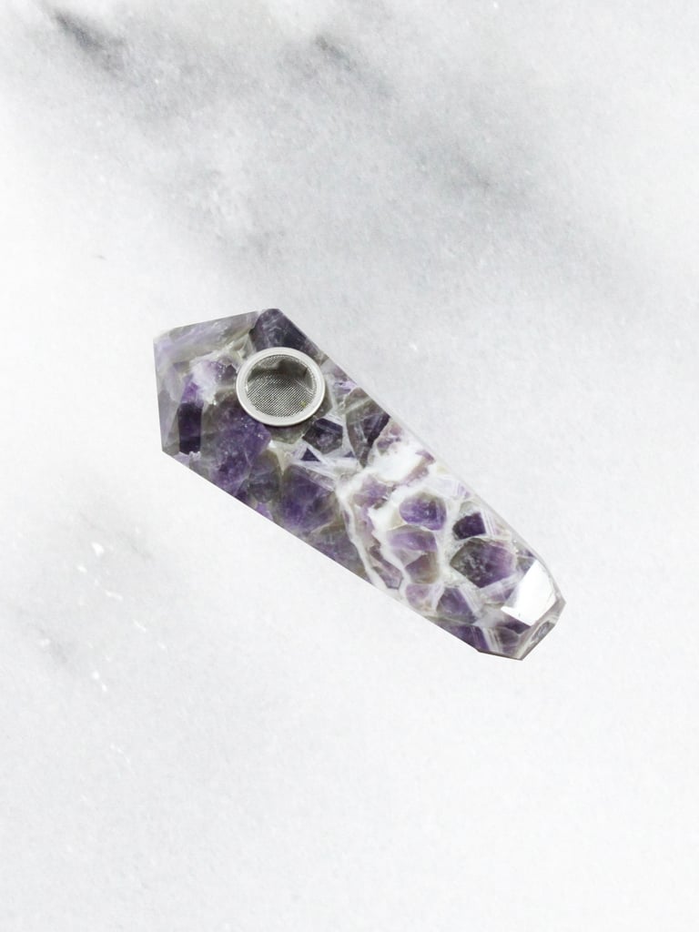 Dream Amethyst Crystal Stone Pipe ($89)