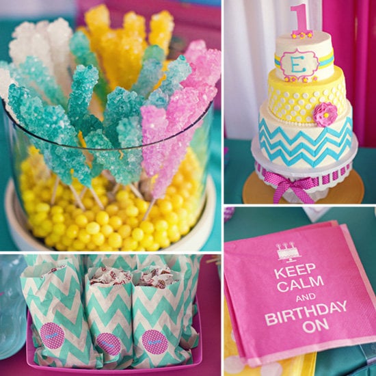 A Bold, Candy-Coloured Birthday Party