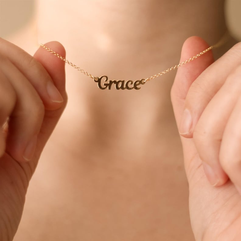 My Dainty Art Gold Plated Name Necklace