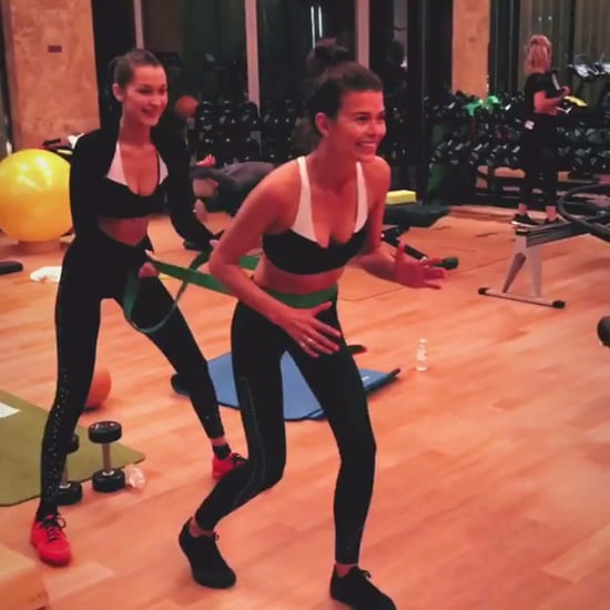 Victoria's Secret Models Working Out in China 2017