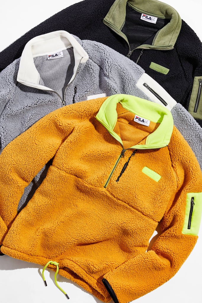 FILA Cozy Sherpa Half-Zip Sweatshirt