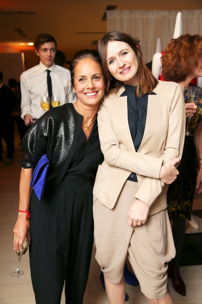 Maria Cornejo and Emily Mortimer at the Barneys cocktail party for Cornejo.